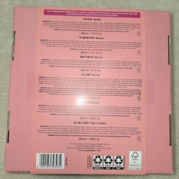 Soap & Glory Feeling Spa-Struck Gift Set - Pink - Brand New In Box - Picture 3 of 4